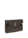 envelope leather clutch