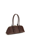 large bowling baguette shoulder bag