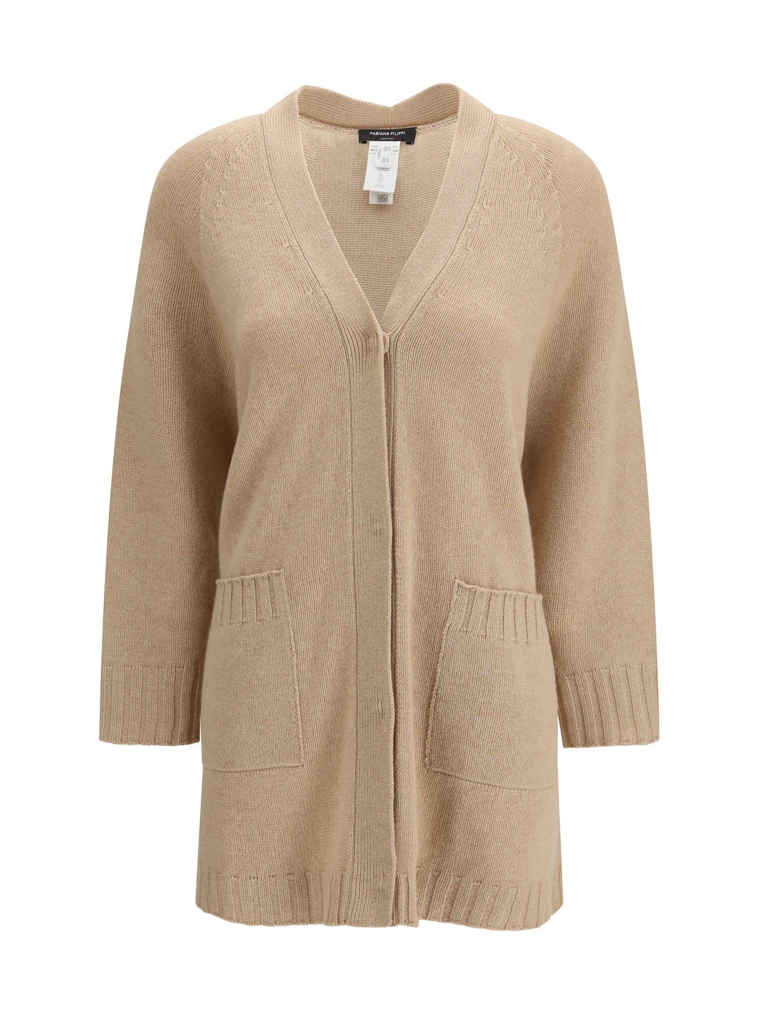 FABIANA FILIPPI 40 cardigan in fine knit with a v-neckline