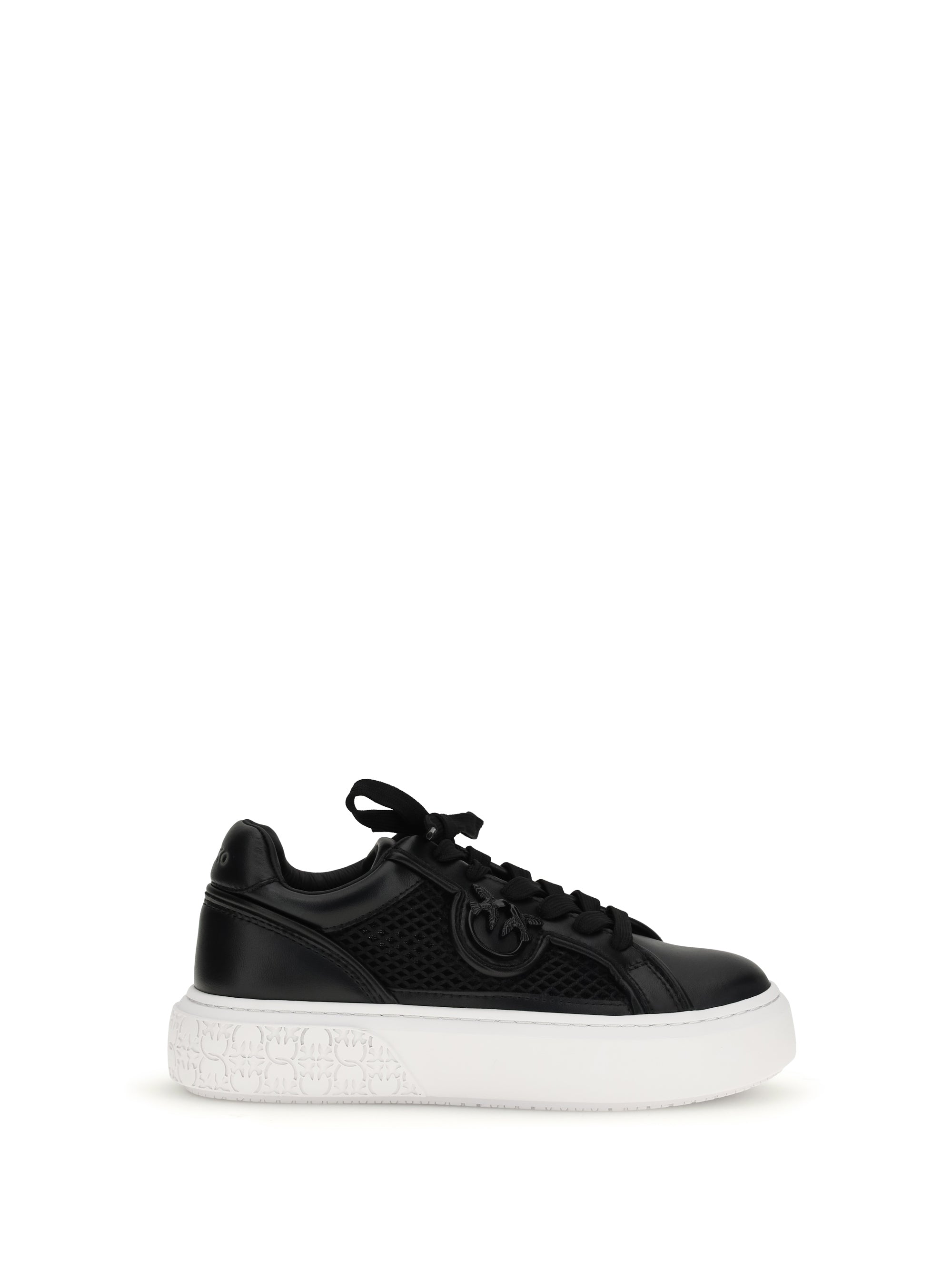 PINKO 36 yoko leather sneakers