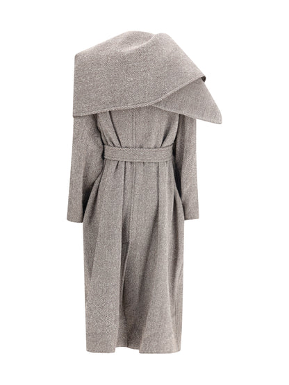 FERRAGAMO M oversized asymmetric coat