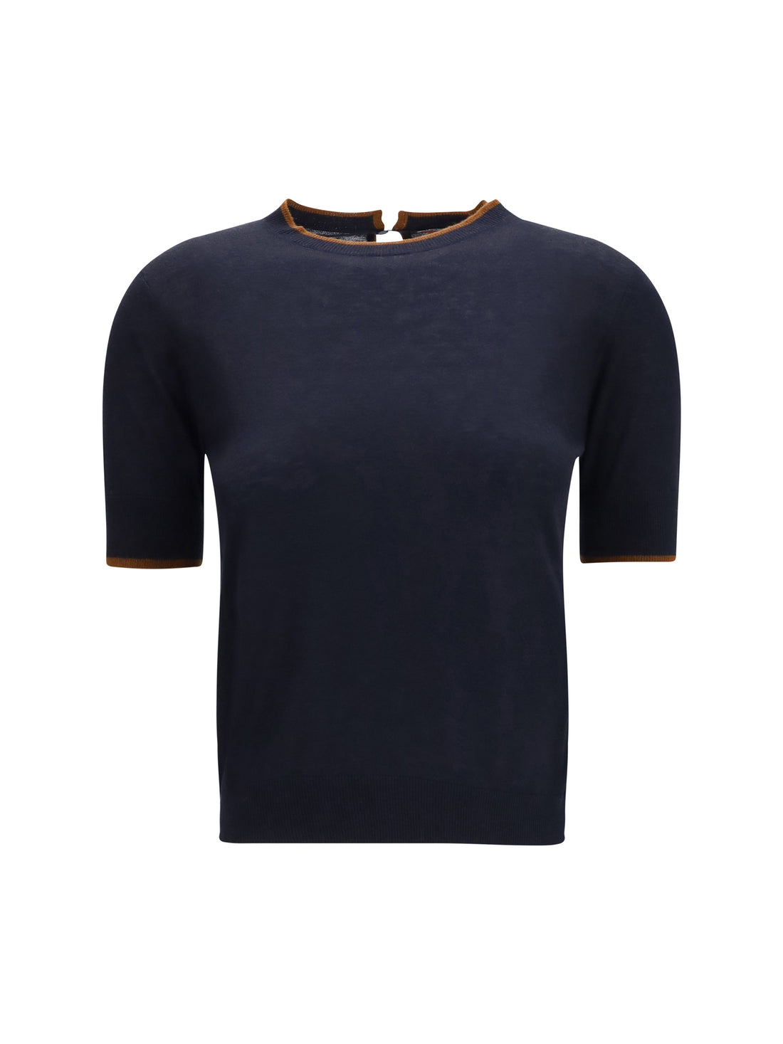 MAX MARA STUDIO L silk and wool t-shirt
