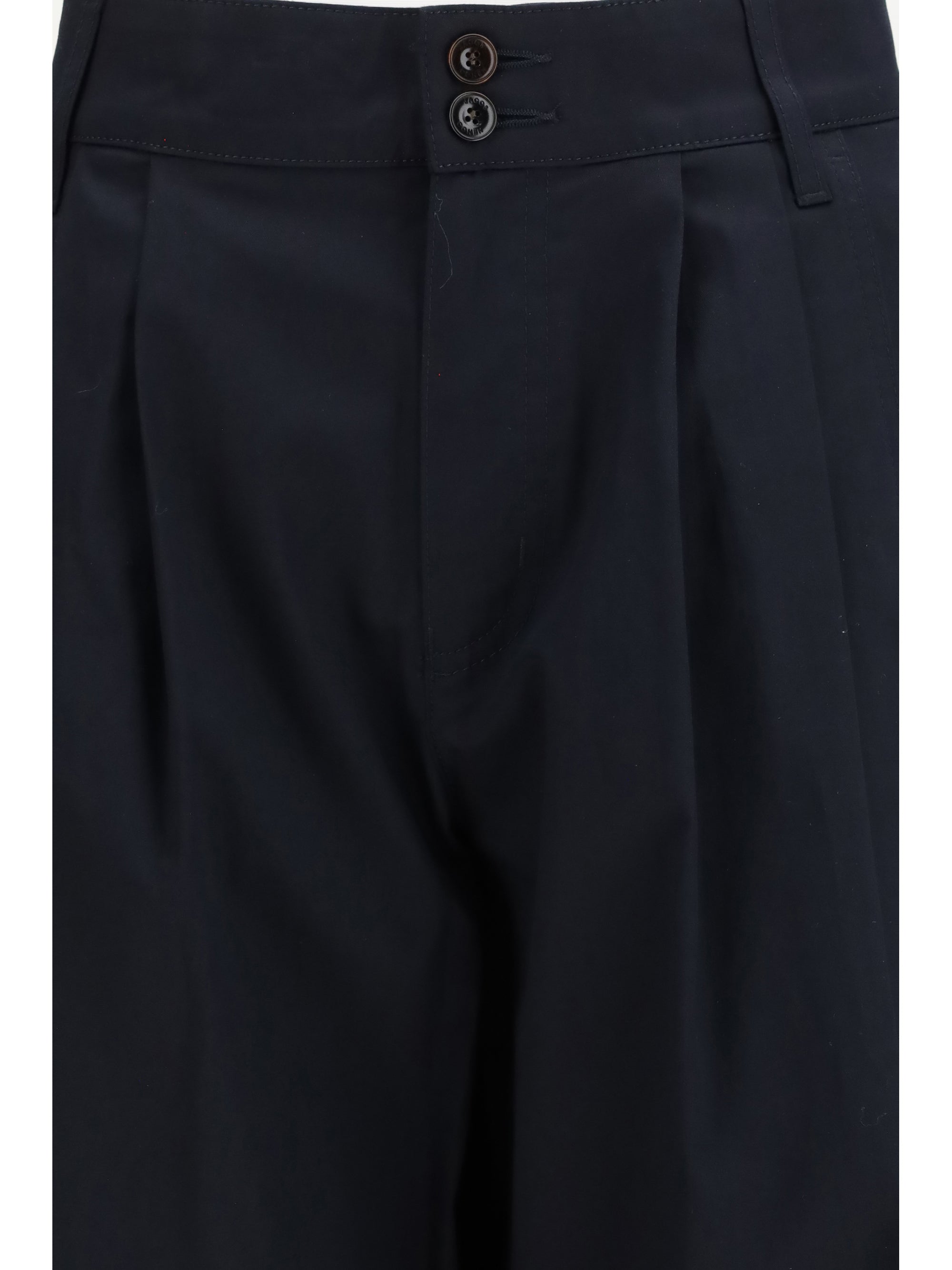 lindsay barrel wide pants gabardine