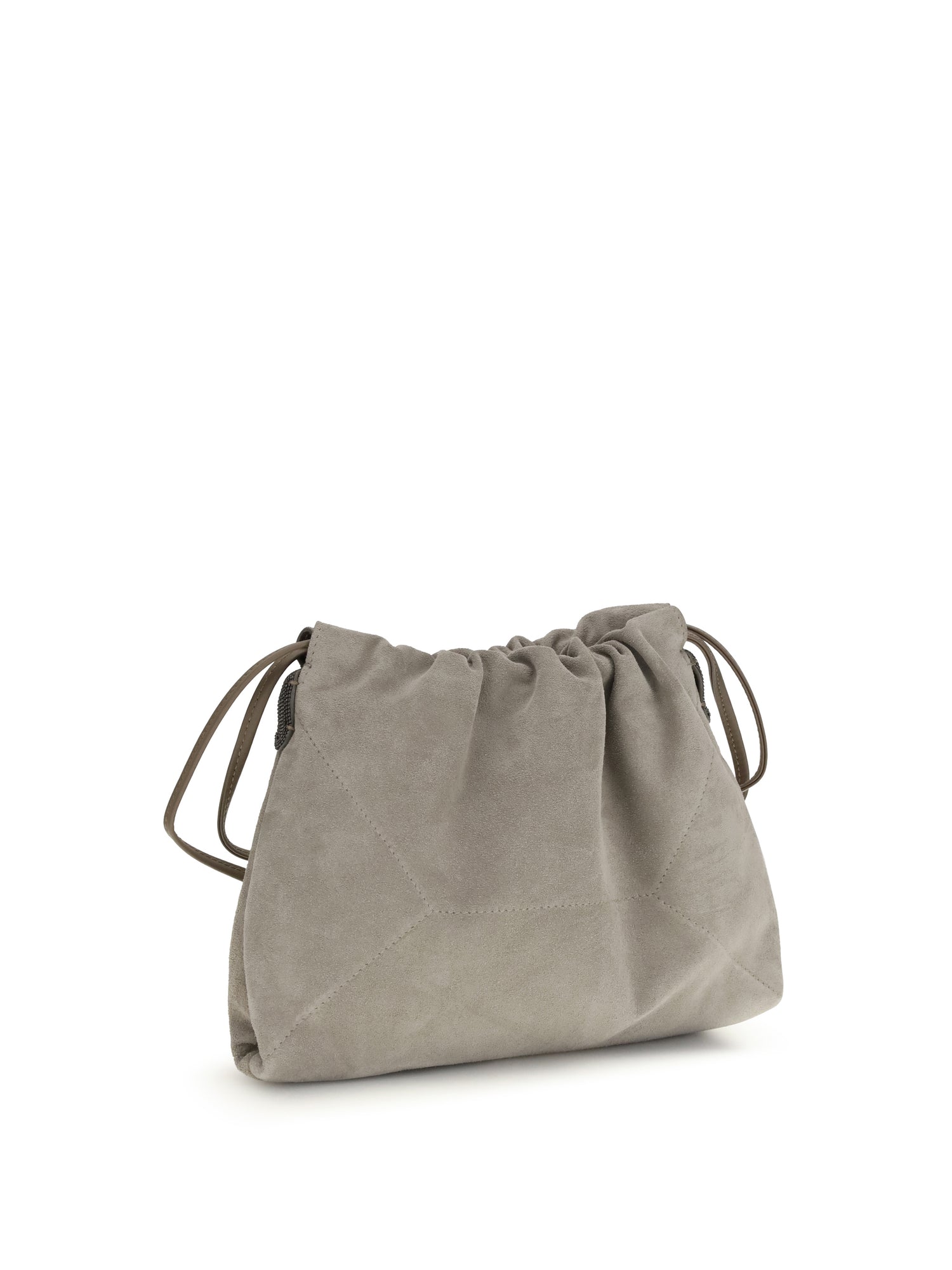 BRUNELLO CUCINELLI OS suede pouch bag 