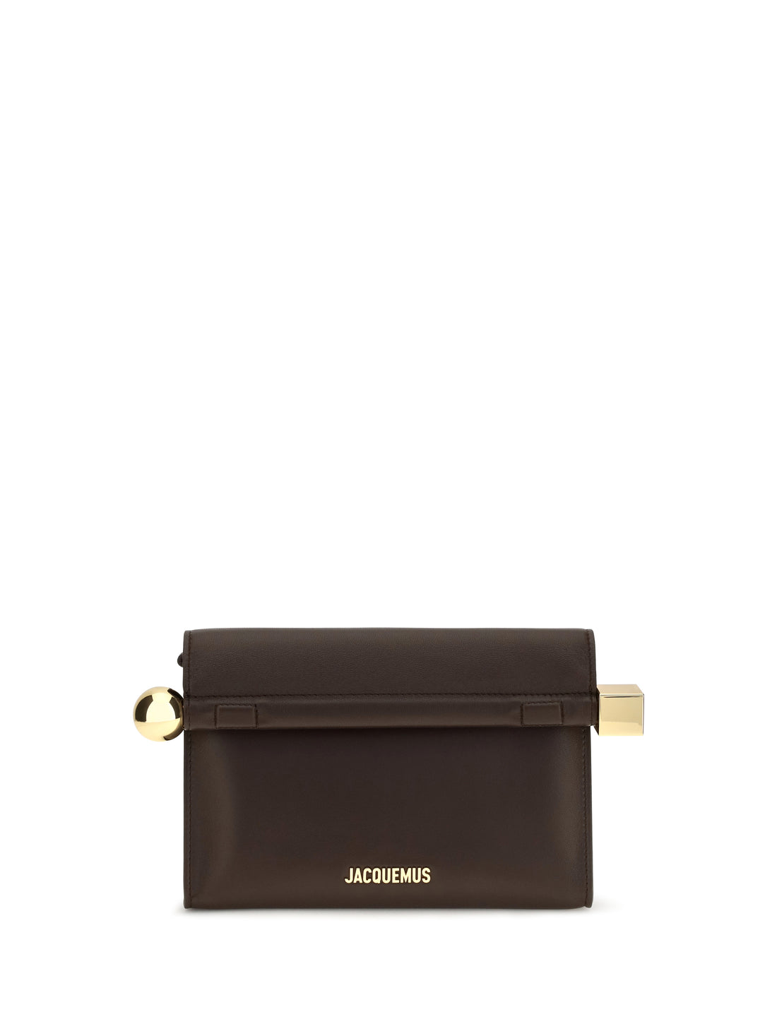 JACQUEMUS OS rond carré leather shoulder bag