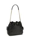 quilted drawstring charlie shoulder bag