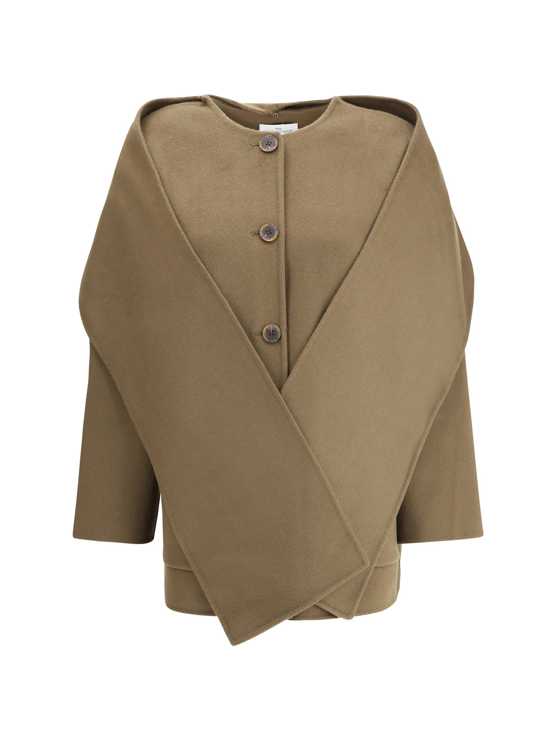 DYNAMIS STUDIO 40 wool scarf coat