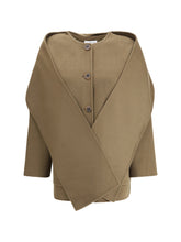 DYNAMIS STUDIO 40 wool scarf coat