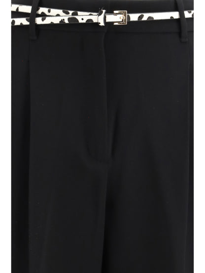 MAX MARA STUDIO 38 belted elegant pants