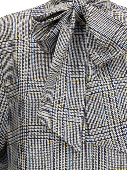 THOM BROWNE 38 hunting tweed silk twill shirt