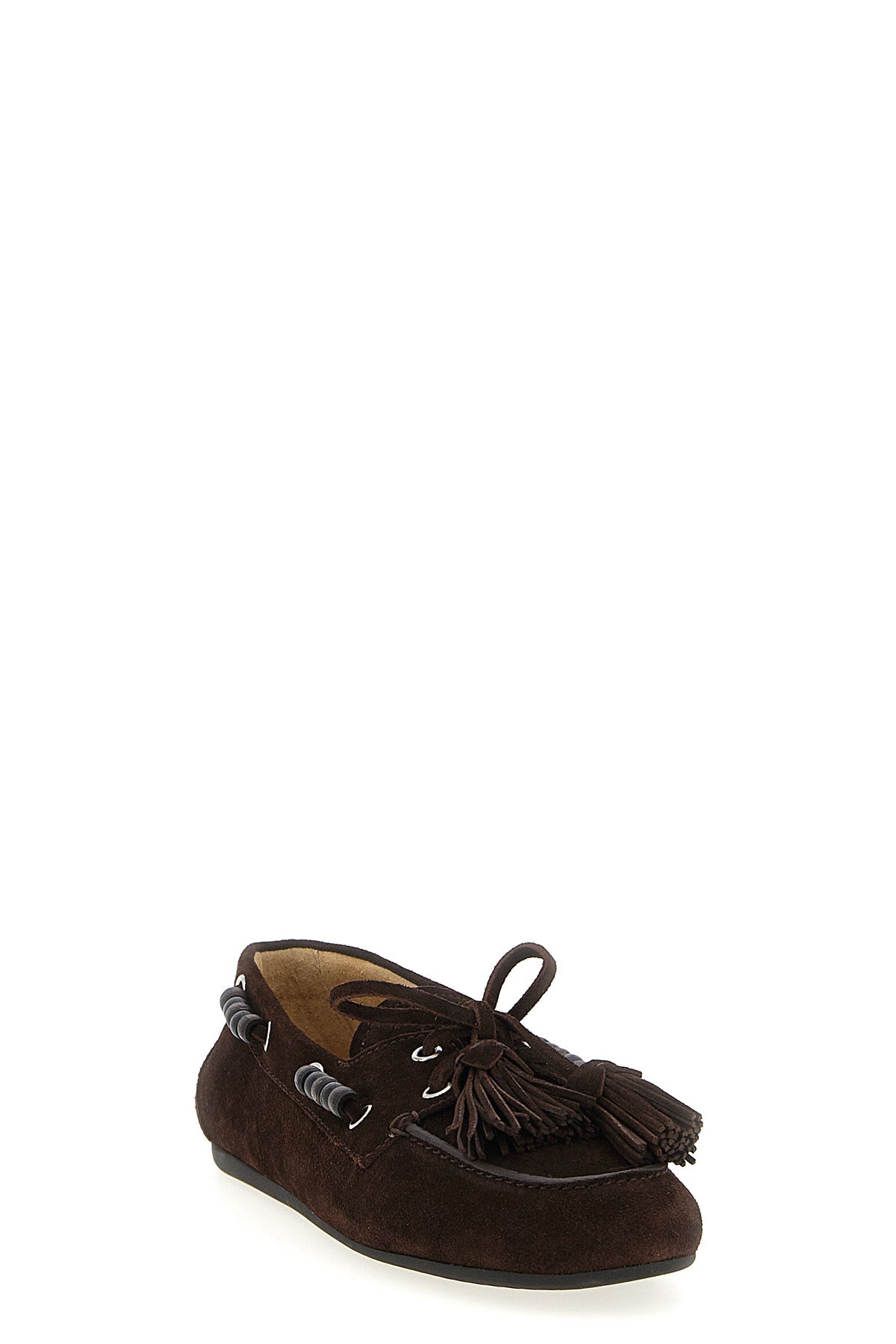 suede boat shoe