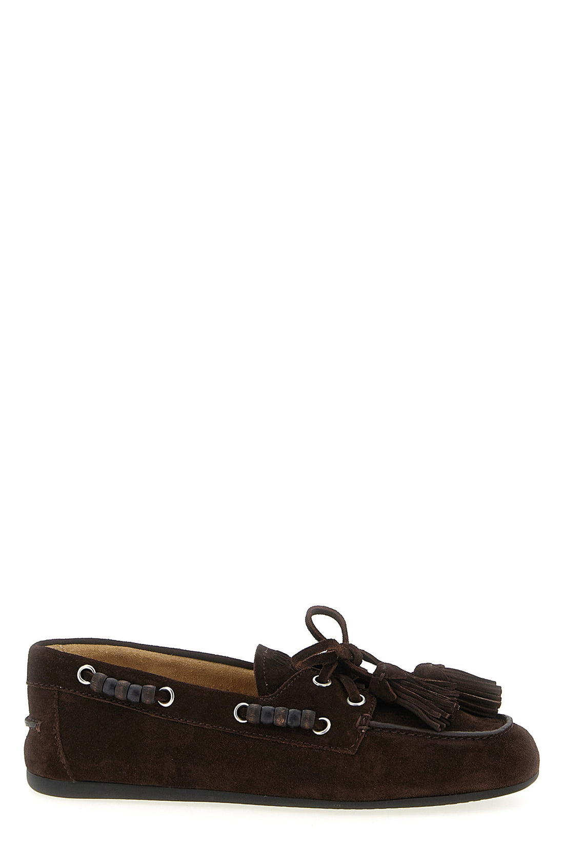 MIU MIU 36 suede boat shoe