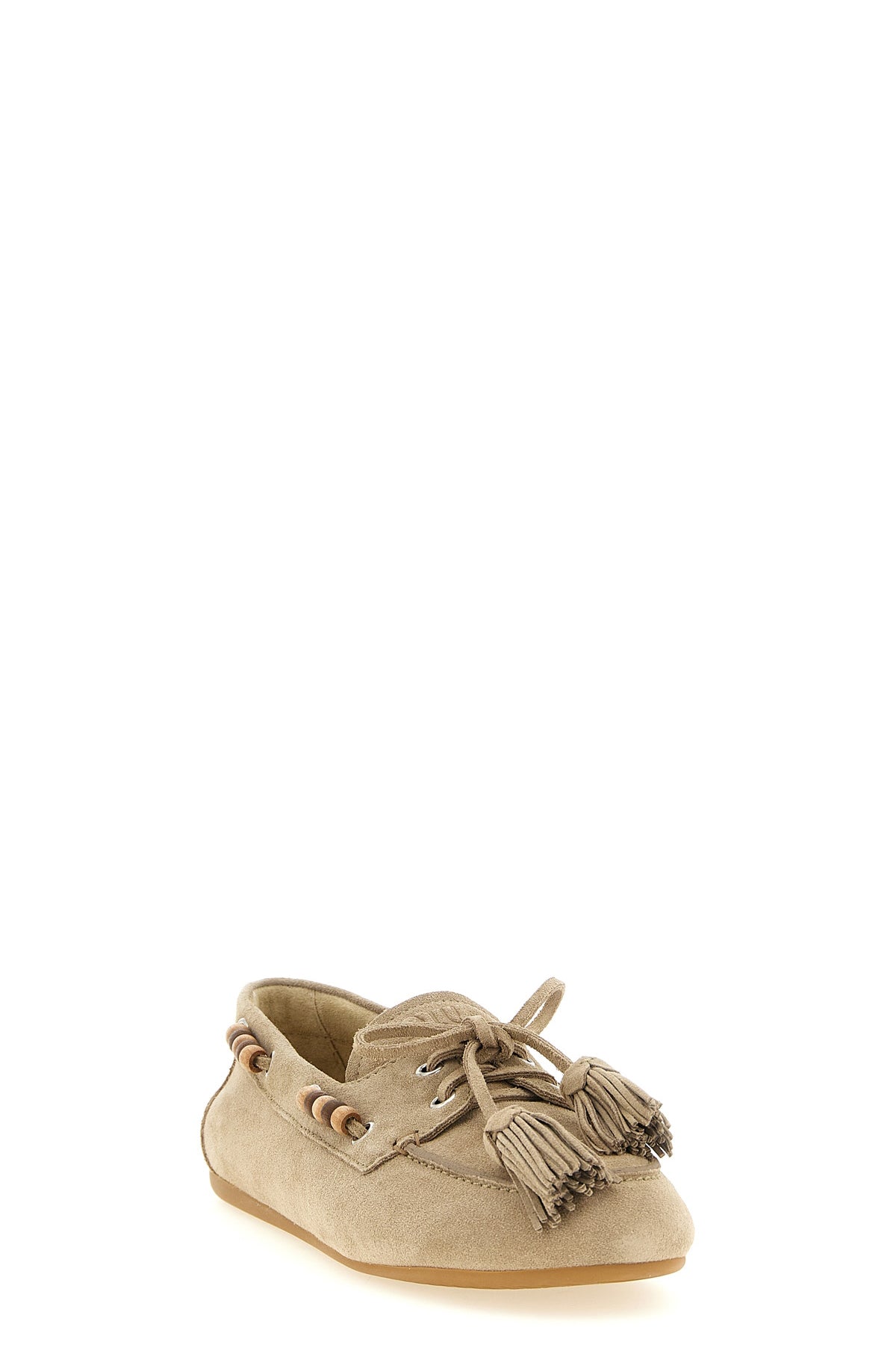 suede boat shoe