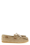 suede boat shoe