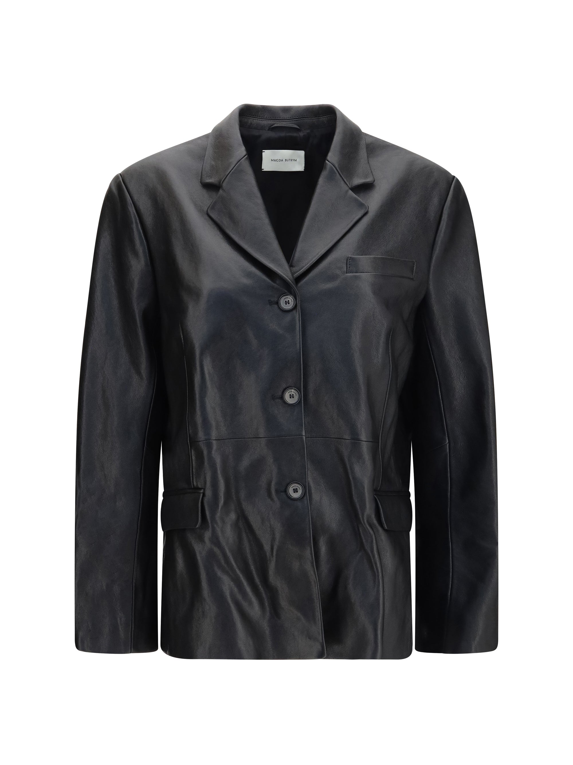 leather blazer jacket