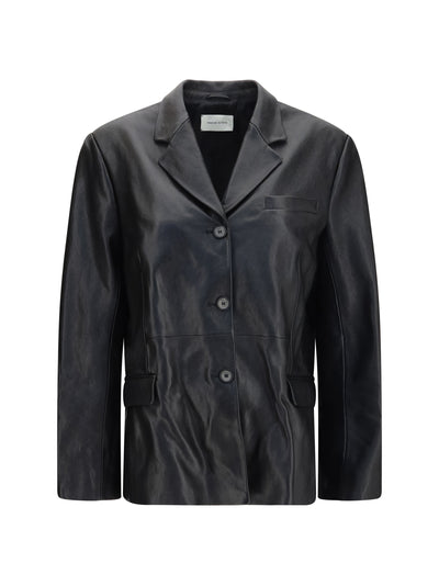 leather blazer jacket