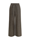 high-rise linen pants