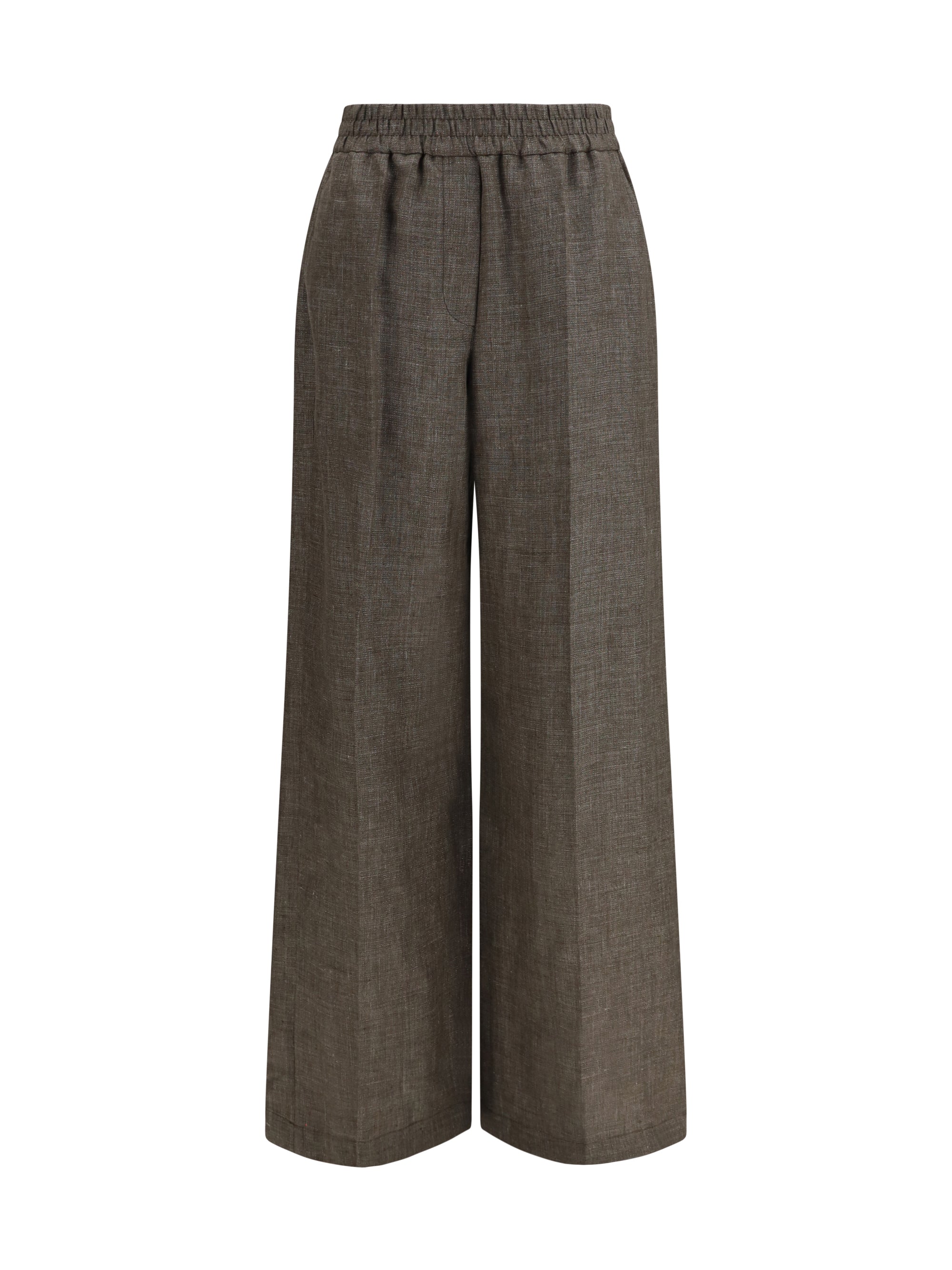 high-rise linen pants