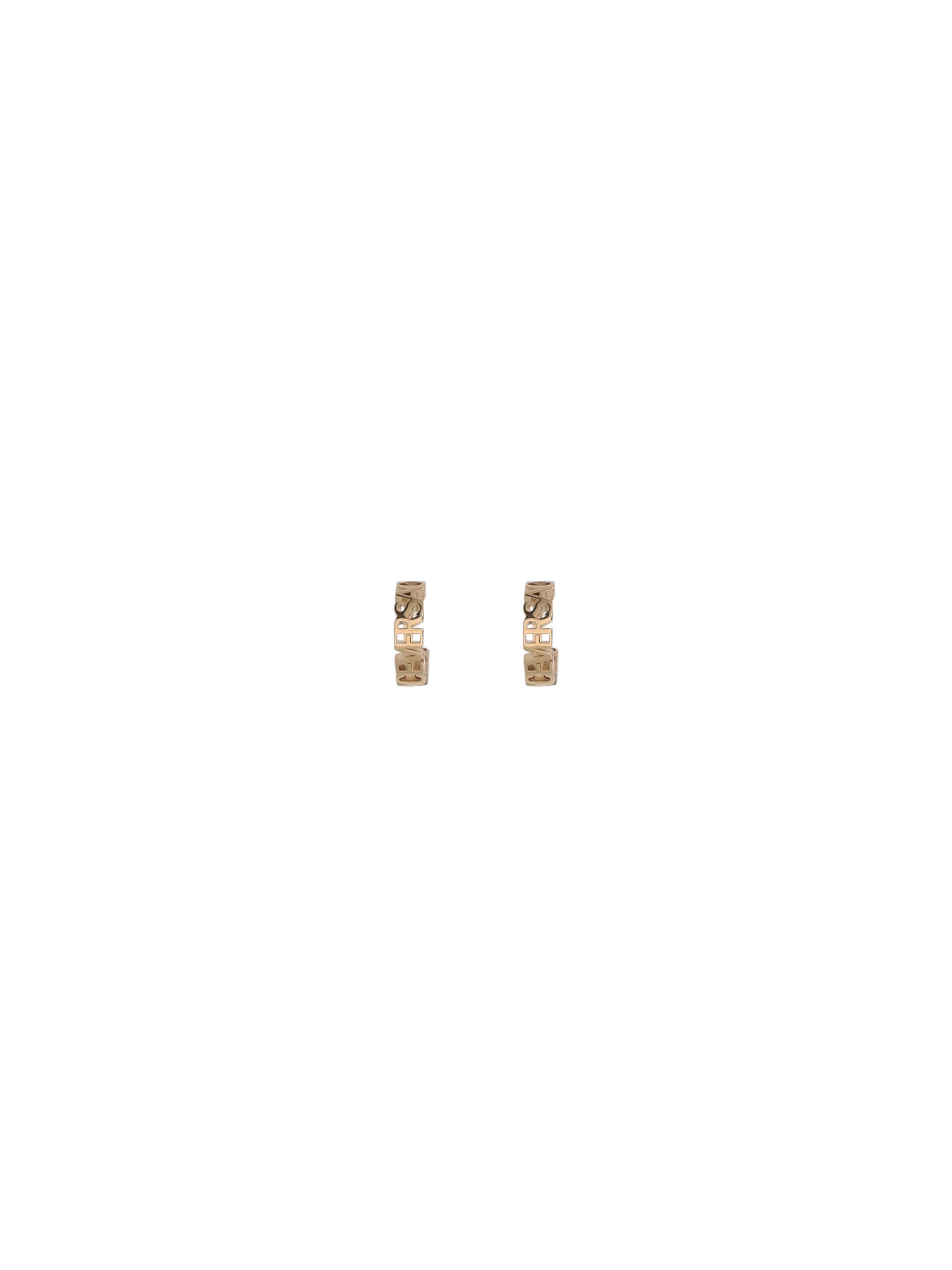 logoed earrings