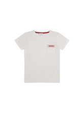 GUCCI 10Y t-shirt with a contrasting logo print on the chest pocket