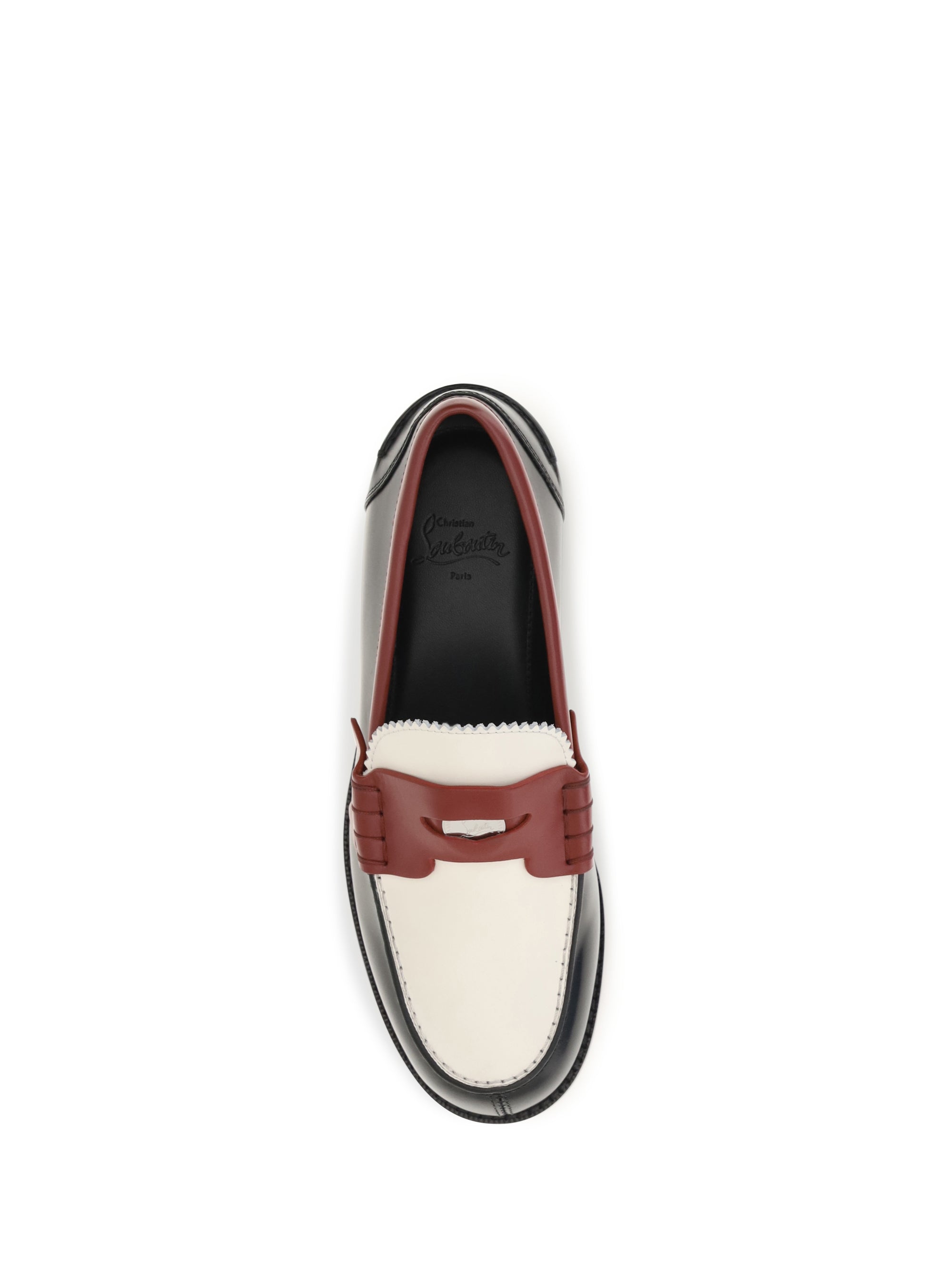 plato leather loafers