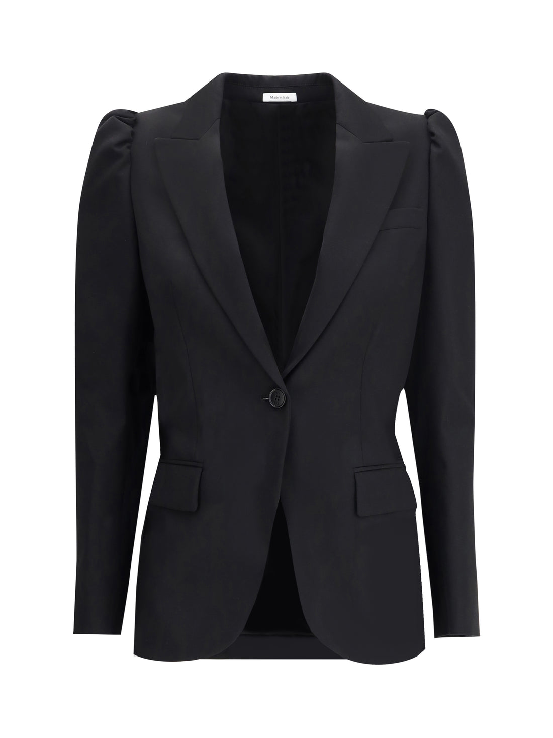 ALEXANDER MCQUEEN 42 black single-breasted jacket
