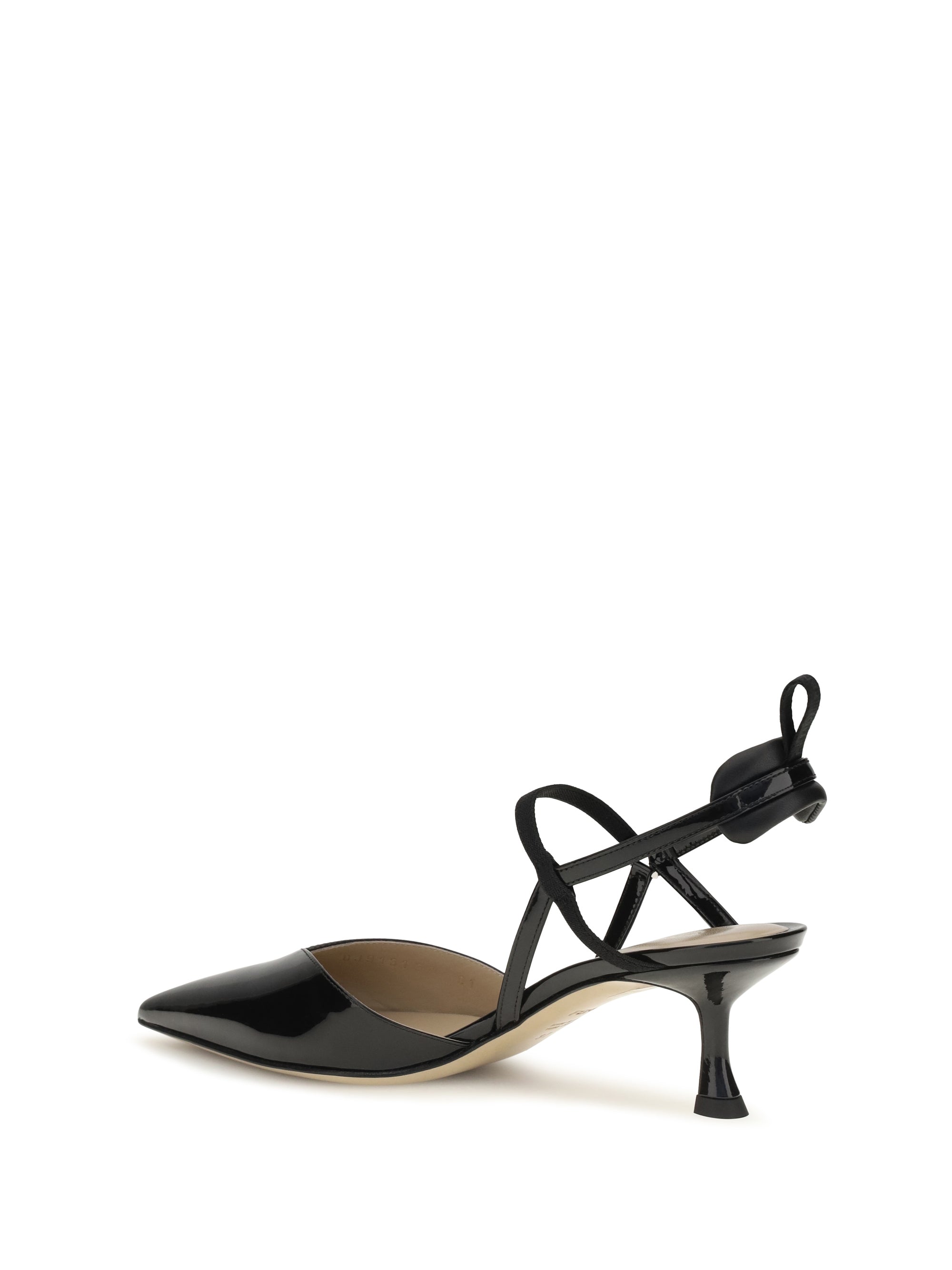 patent leather colibrì slingback pumps