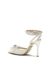 MACH & MACH 36 double bow satin pumps