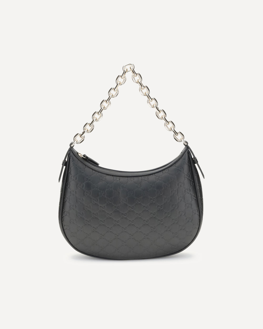 Gucci Gg Emblem Shoulder Bag Black