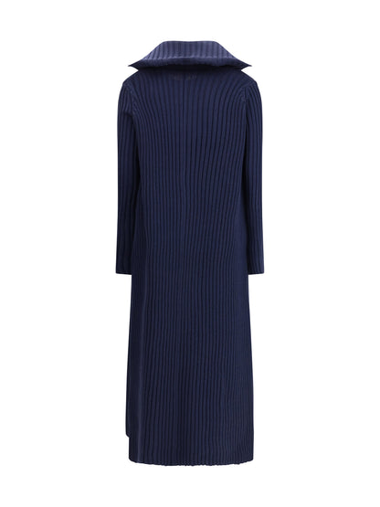 BALENCIAGA S ribbed shawl-collar cardigan 
