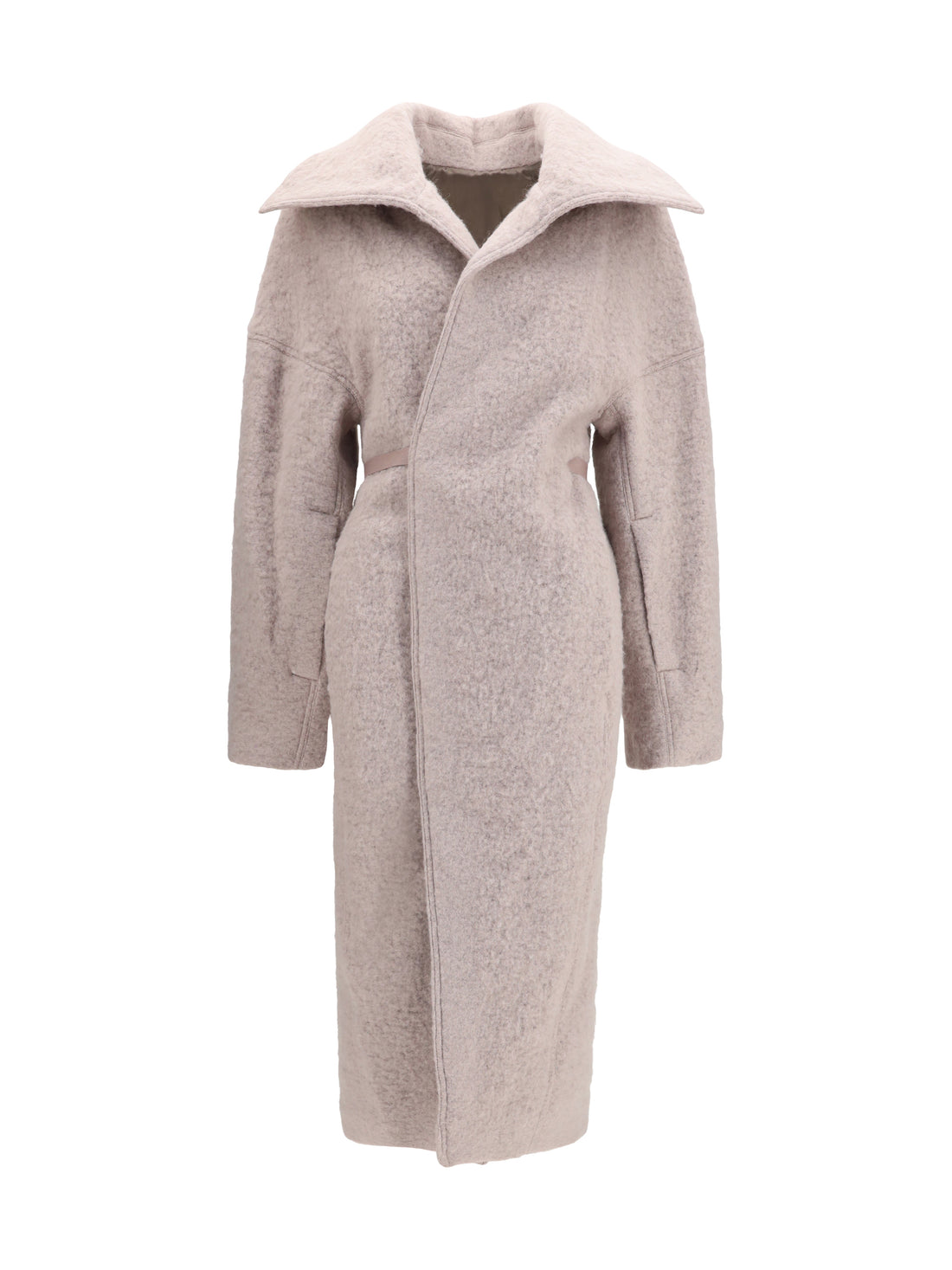 RICK OWENS 44 dracucollar belted coat