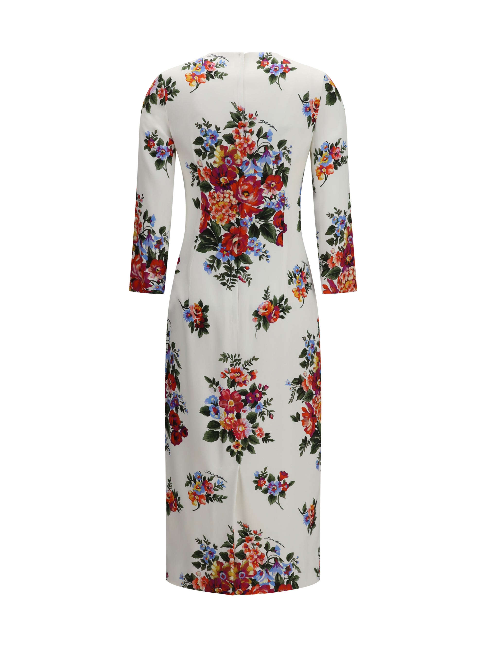 floral print stretch viscose dress