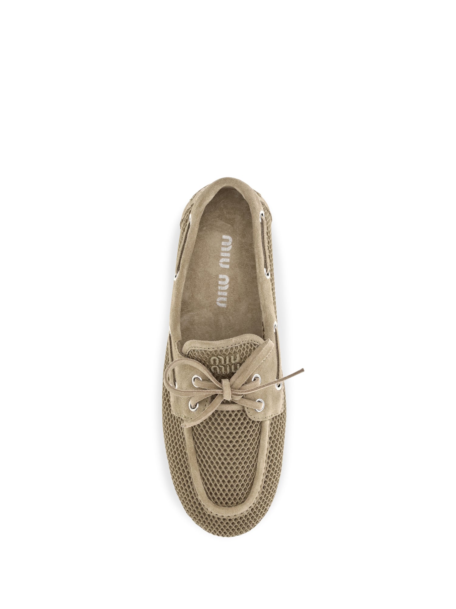 MIU MIU 36 mesh loafers