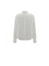 silk crêpe de chine shirt with tie
