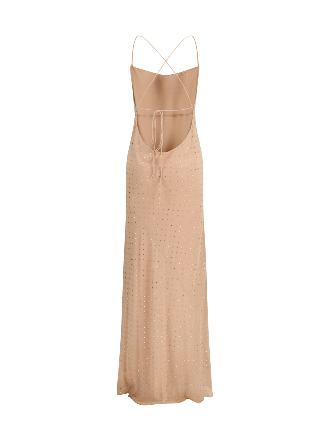 PINKO 40 long strass slipdress
