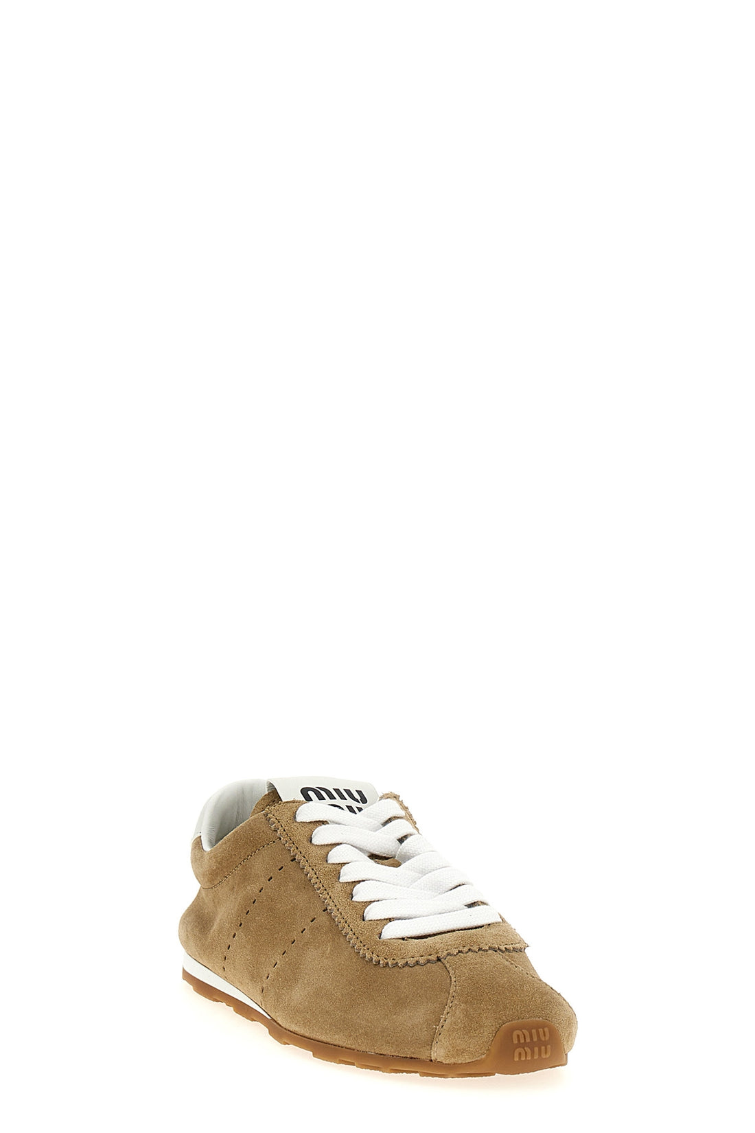 MIU MIU 36 plume suede sneakers
