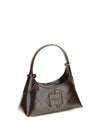 small belted sack shoulder bag