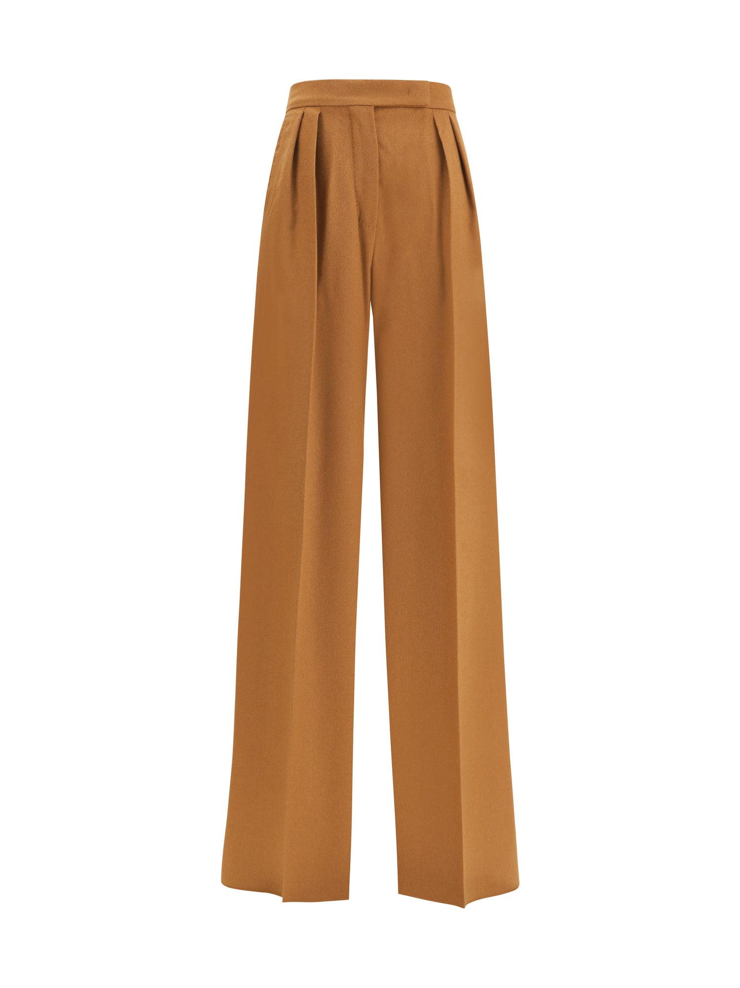 MAX MARA 40 wide camel drap pants