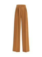 MAX MARA 40 wide camel drap pants