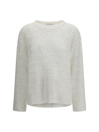 BRUNELLO CUCINELLI XL openwork sweater