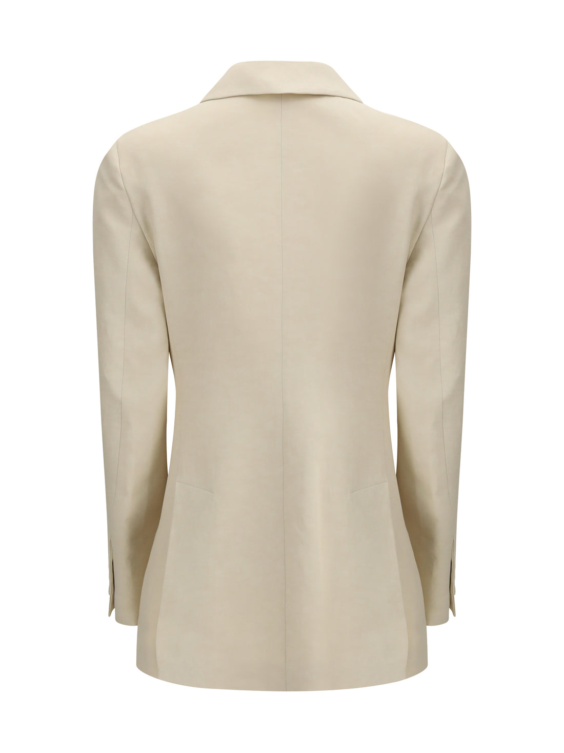 P.A.R.O.S.H. L double-breasted blazer in a ribbed fabric