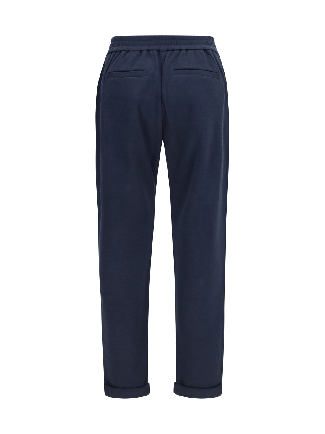 BRUNELLO CUCINELLI L drawstring pants in cotton and silk blend