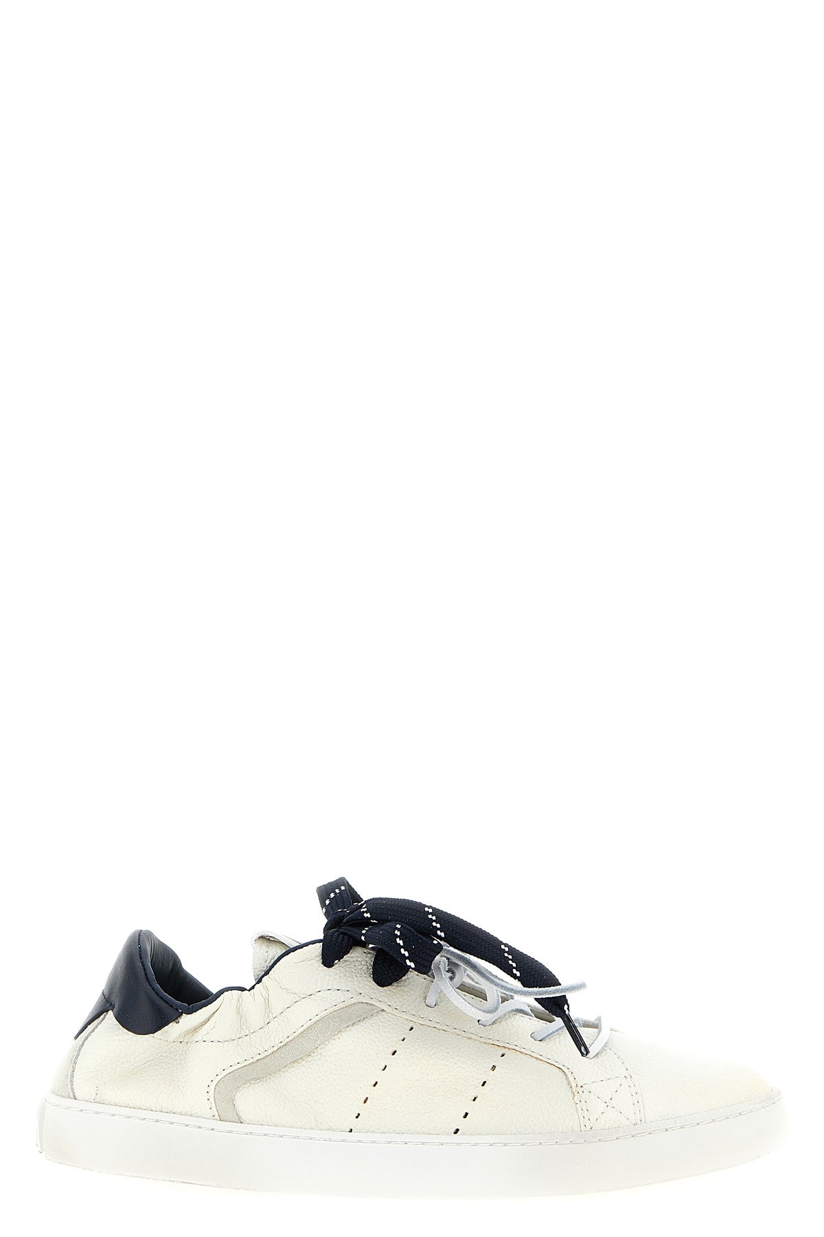 hammered calf leather sneakers