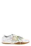 gymnasium waxed leather sneakers