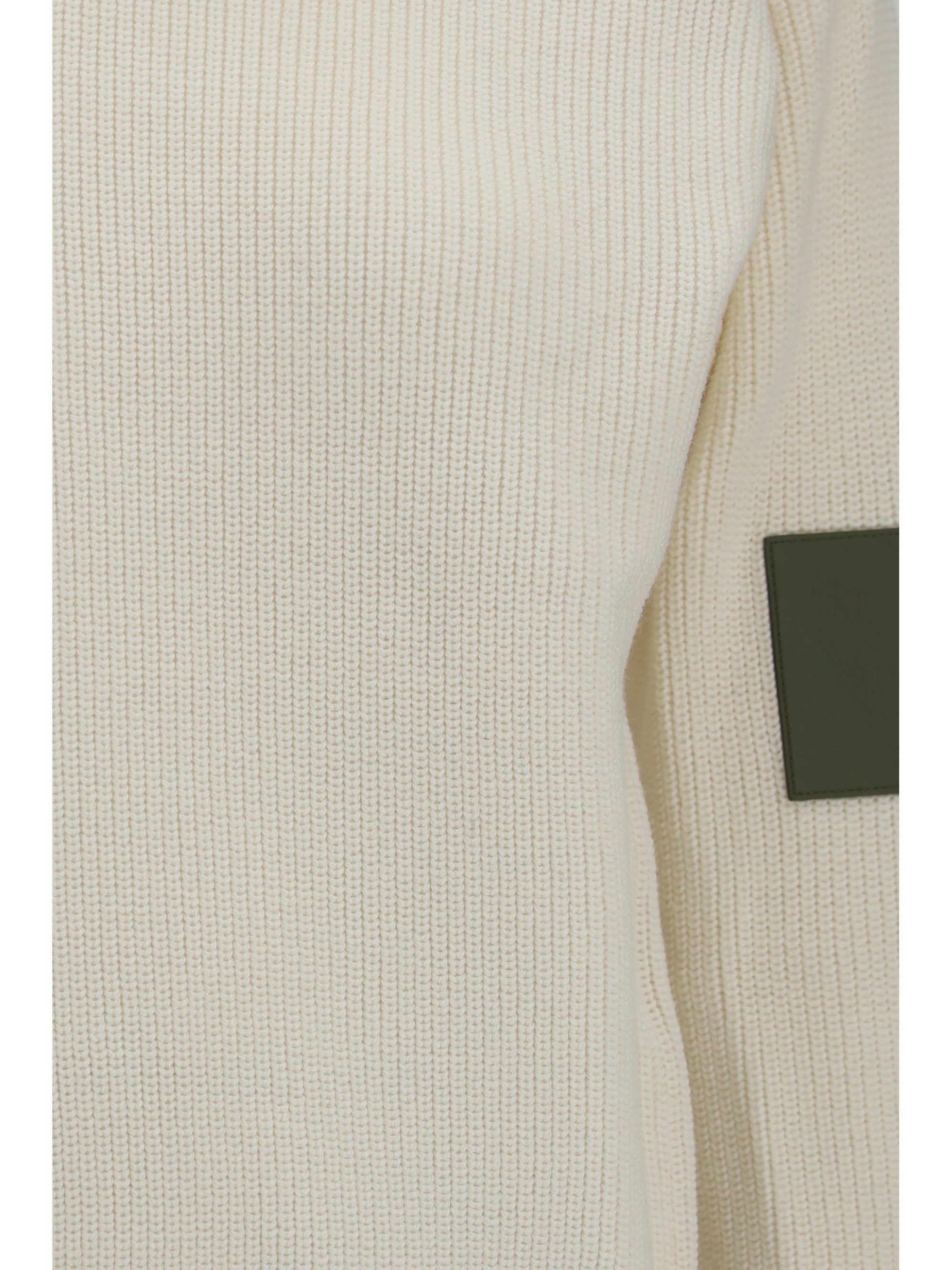 high-neck wool sweater