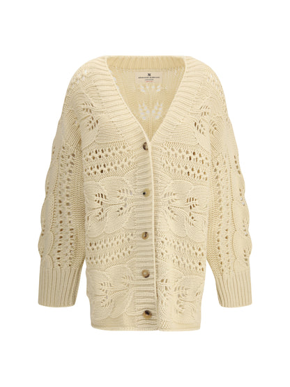 ERMANNO SCERVINO 38 perforated cashmere cardigan