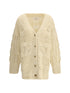 ERMANNO SCERVINO 38 perforated cashmere cardigan