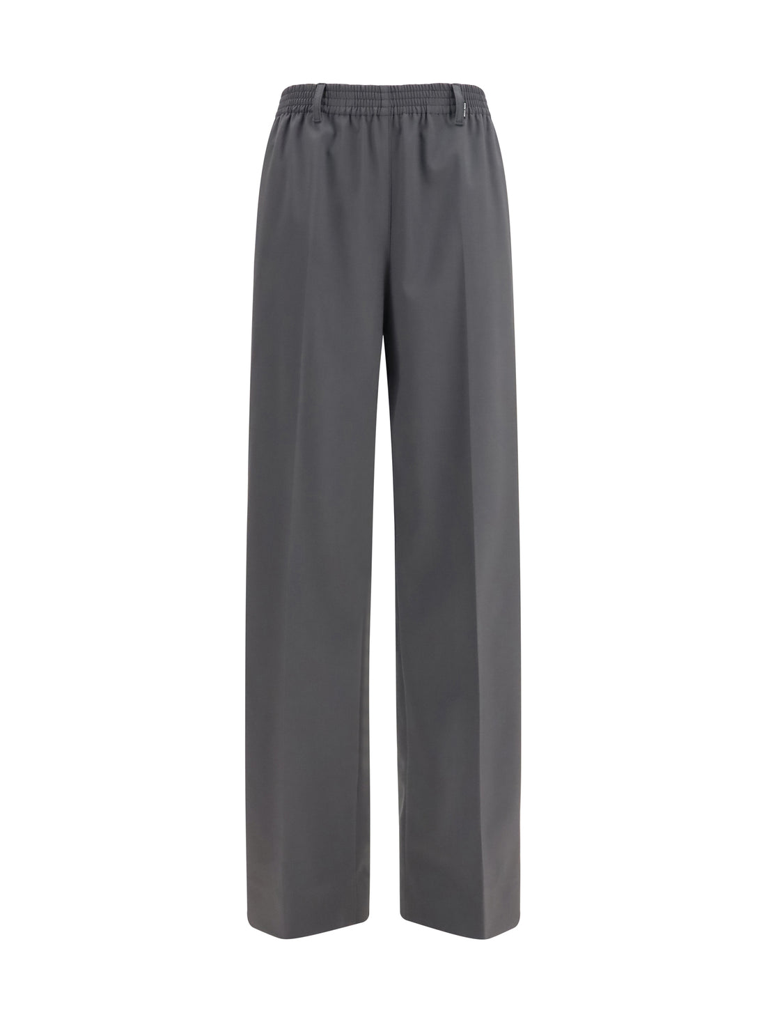 MIU MIU 38 elasticated straight leg wool pants