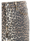animal print jeans