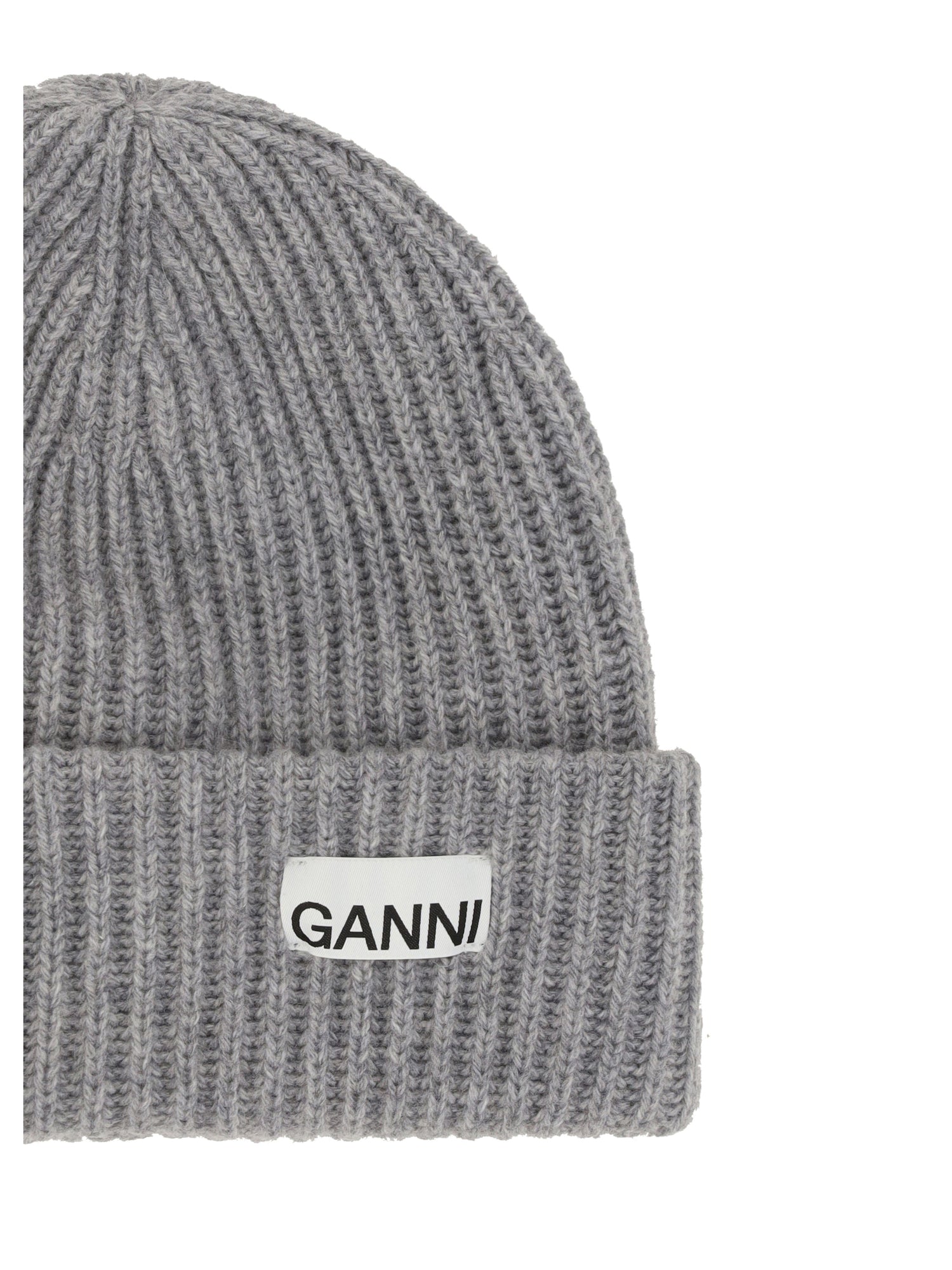 GANNI OS beanie hat